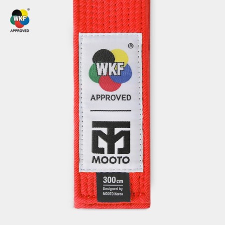 Ceinture de Karaté Rouge 4,5 cm