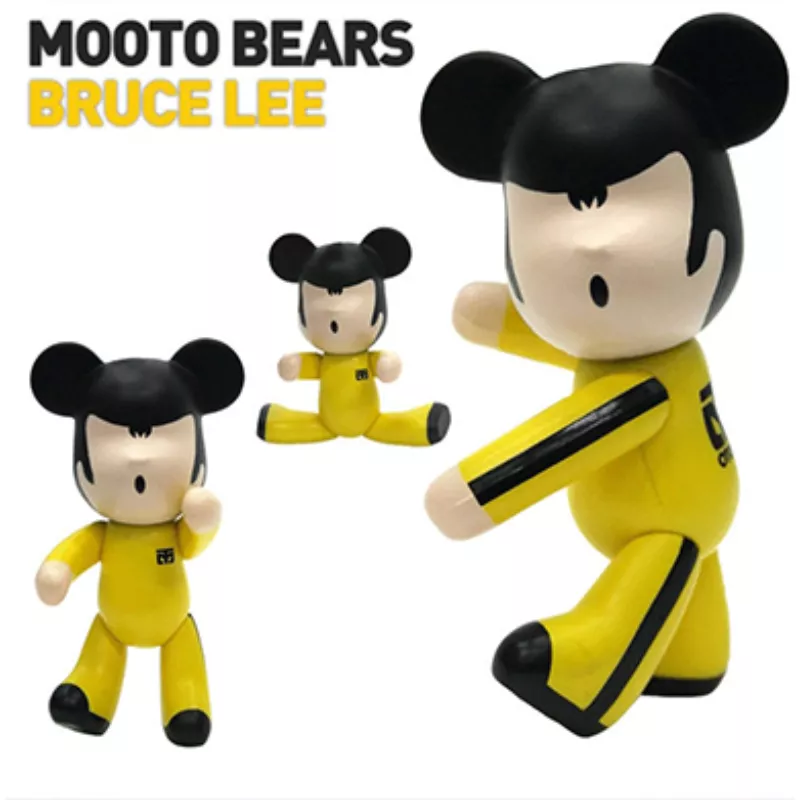 Bearbrick Porte-clé MOOTO Bear BRUCE LEE Bearbrick Porte-clé MOOTO Bear BRUCE LEE